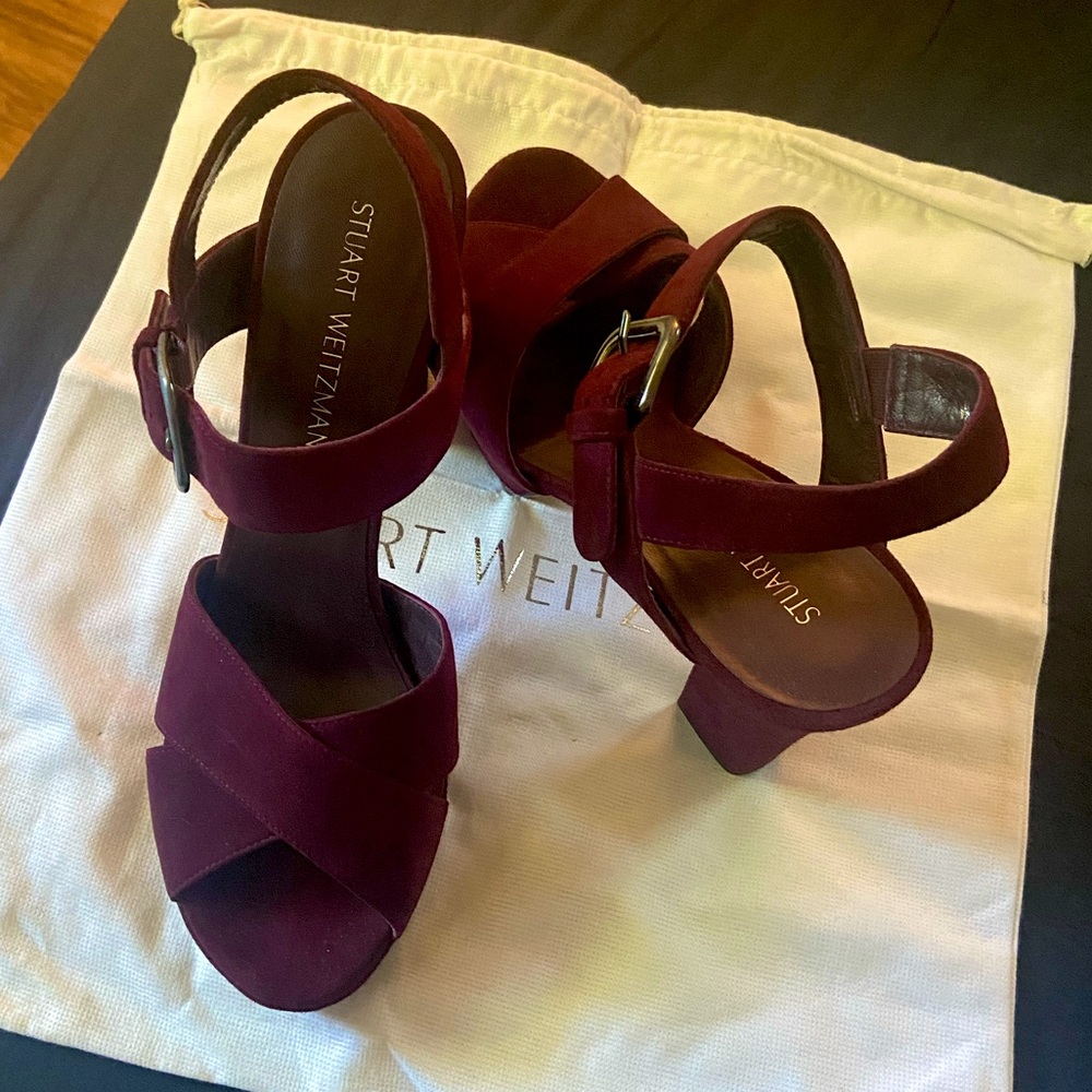 Stuart Weitzman Bordeaux Exhale Pumps